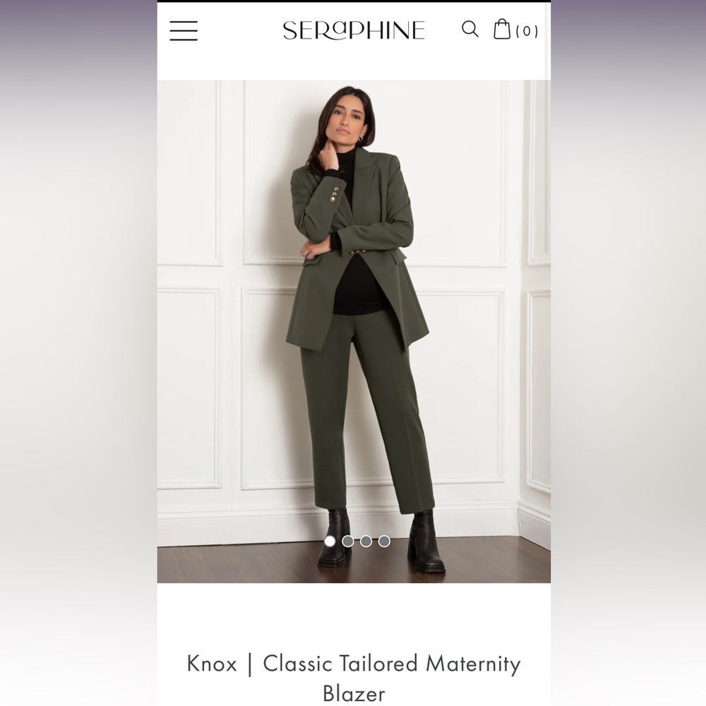 Seraphine Knox Maternity Blazer, NWT, Size 8